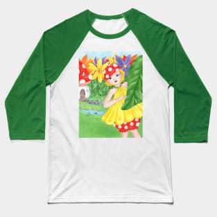 Fairy Girl Baseball T-Shirt